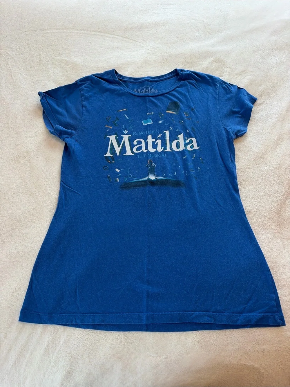 Matilda The Musical Blue Graphic Tee